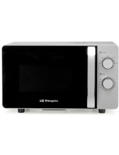 Microondas Orbegozo MI 2062 CE/ 700W/ Capacidad 20L/ Gris