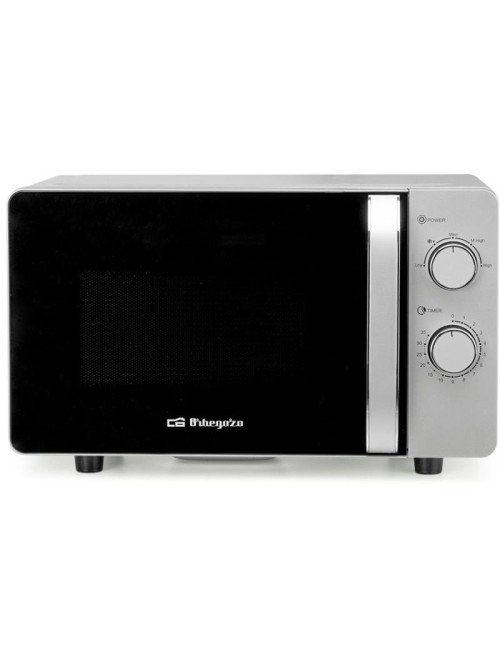 Microondas Orbegozo MI 2062 CE/ 700W/ Capacidad 20L/ Gris