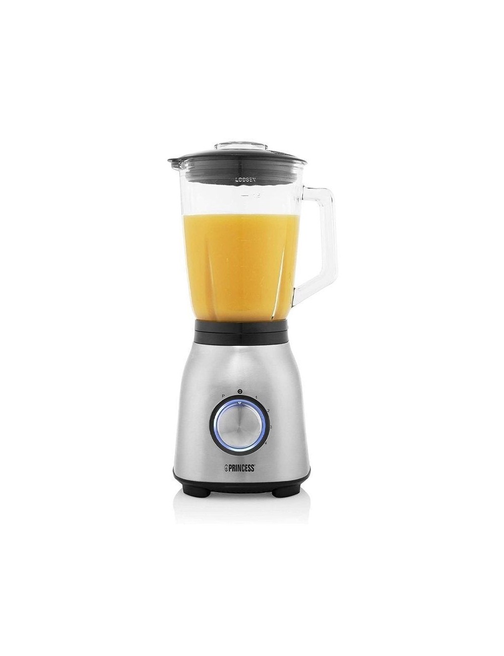 Batidora de vaso Princess 212091/ 1000W/ 4 Velocidades/ Capacidad 1.5L