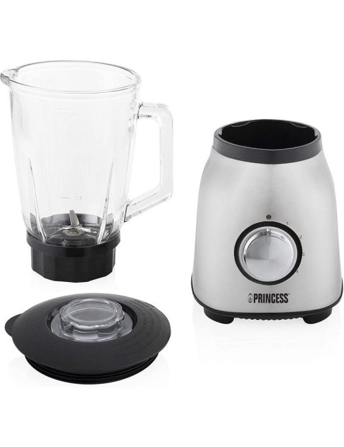 Batidora de vaso Princess 212091/ 1000W/ 4 Velocidades/ Capacidad 1.5L