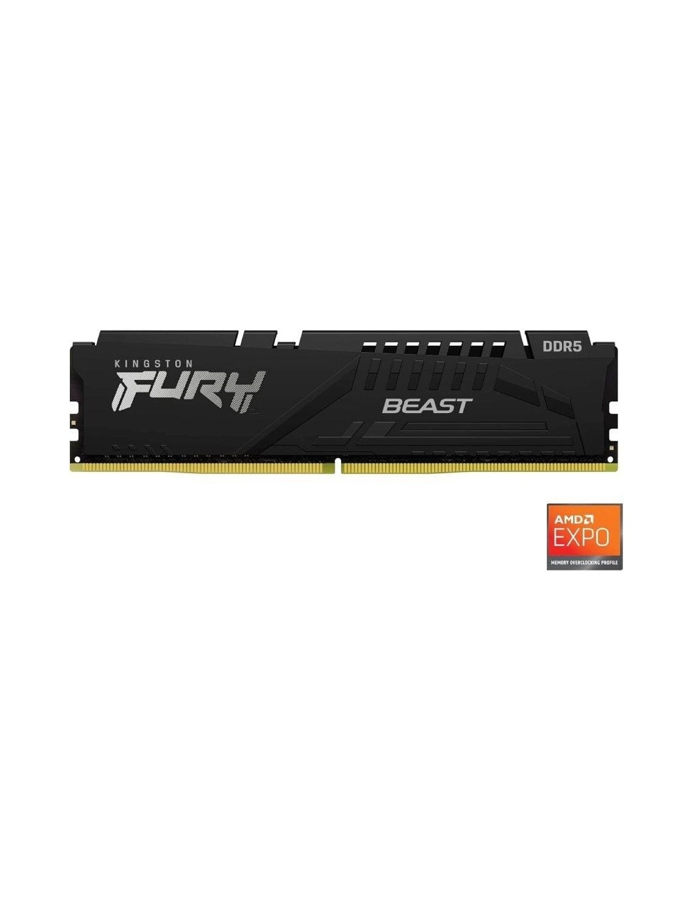 Memoria RAM Kingston FURY Beast 16GB/ DDR5/ 5600MHz/ 1.1V/ CL36/ DIMM