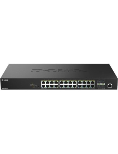 Switch D-Link DMS-1250-28P/E 28 Puertos/ RJ-45 Gigabit 10/100/1000 PoE/ SFP