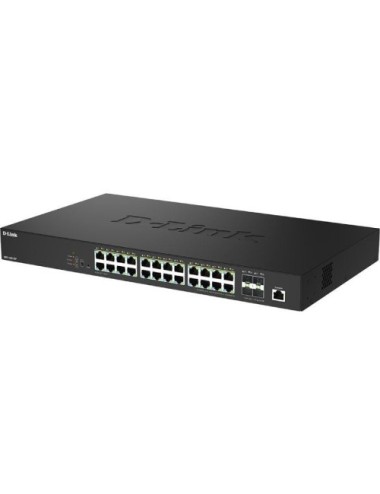 Switch D-Link DMS-1250-28P/E 28 Puertos/ RJ-45 Gigabit 10/100/1000 PoE/ SFP