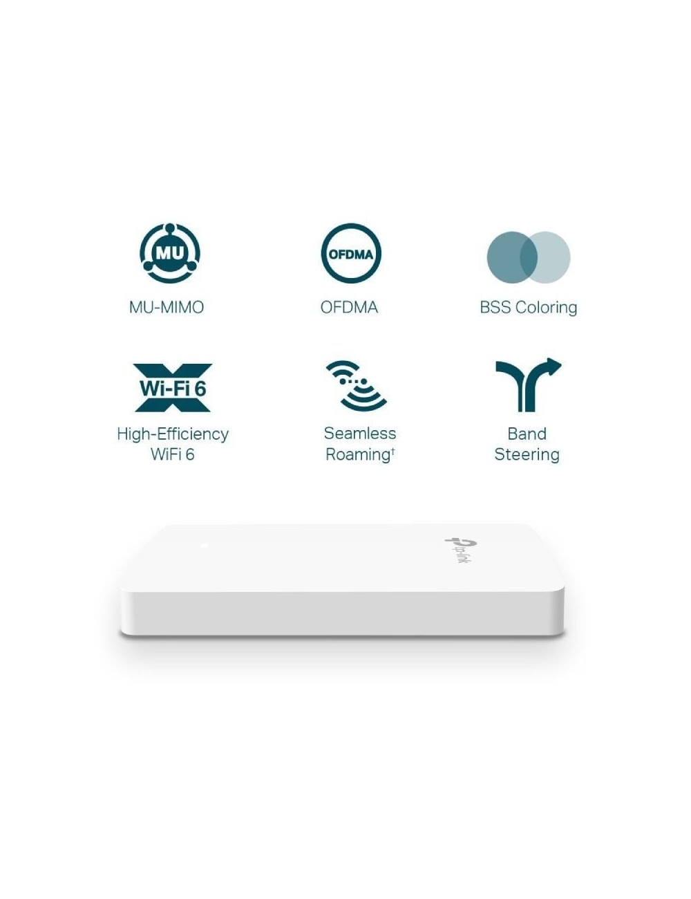 Punto de Acceso Inalámbrico TP-Link Omada EAP615-WALL/ WiFi 6/ PoE/ 1800Mbps/ 2.4GHz 5GHz/ Antenas de 4dBi/ WiFi 802.11 ax/ac/a/