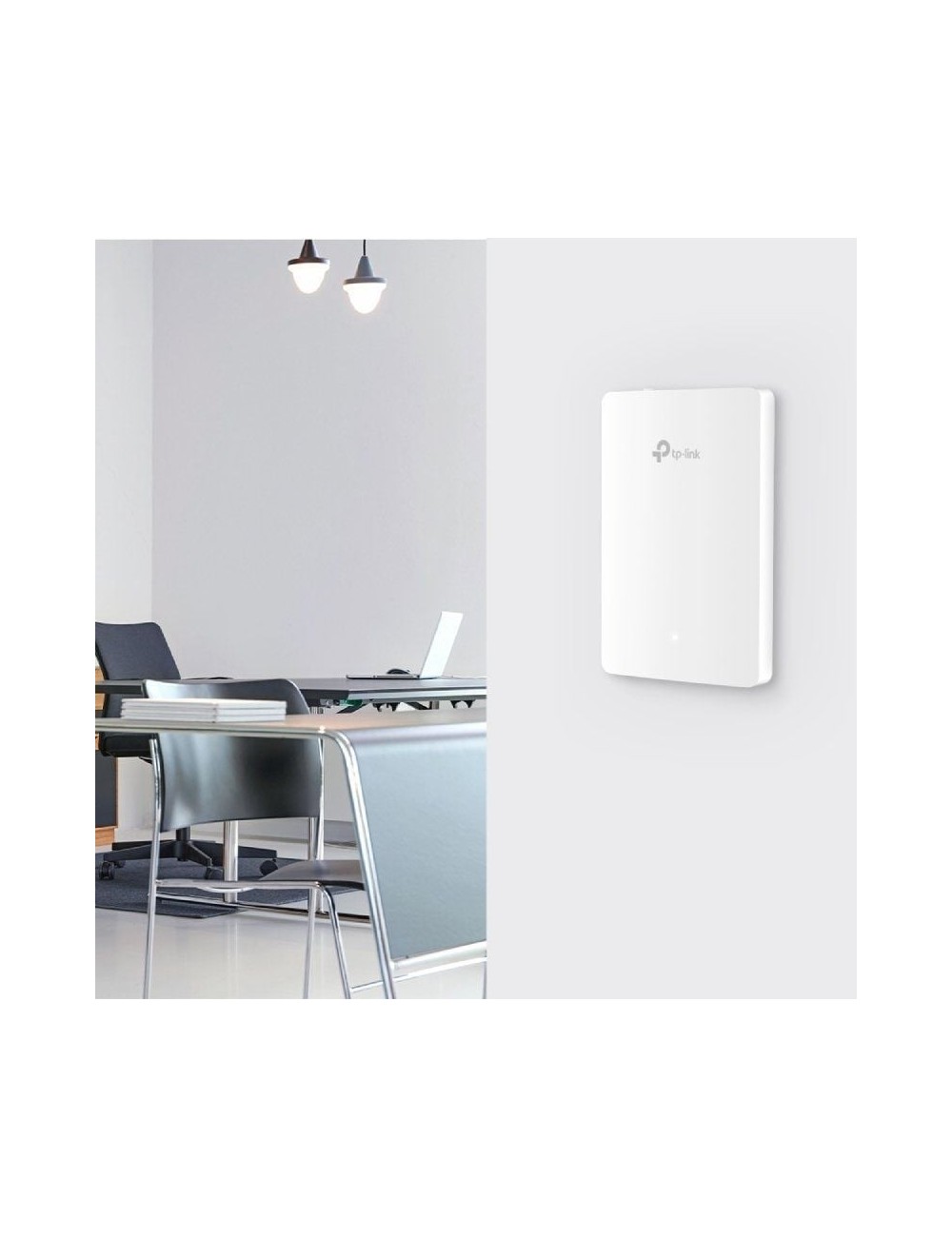 Punto de Acceso Inalámbrico TP-Link Omada EAP615-WALL/ WiFi 6/ PoE/ 1800Mbps/ 2.4GHz 5GHz/ Antenas de 4dBi/ WiFi 802.11 ax/ac/a/