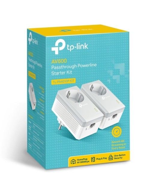 KIT POWERPLUG TP-LINK ADAPTER AV500 POWERLINE STARTER KIT(TL-PA4010PKIT)