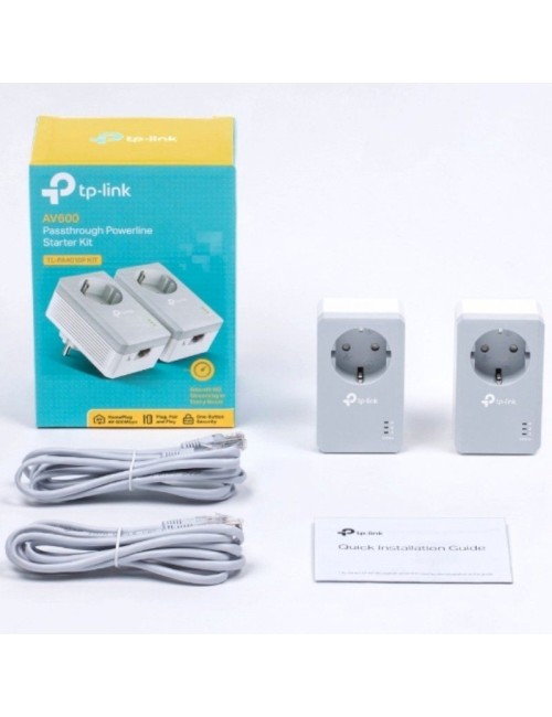KIT POWERPLUG TP-LINK ADAPTER AV500 POWERLINE STARTER KIT(TL-PA4010PKIT)