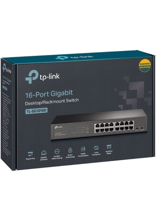 HUB SWITCH 16 PTO 10/100/1000 TP-LINK(SG1016DE)