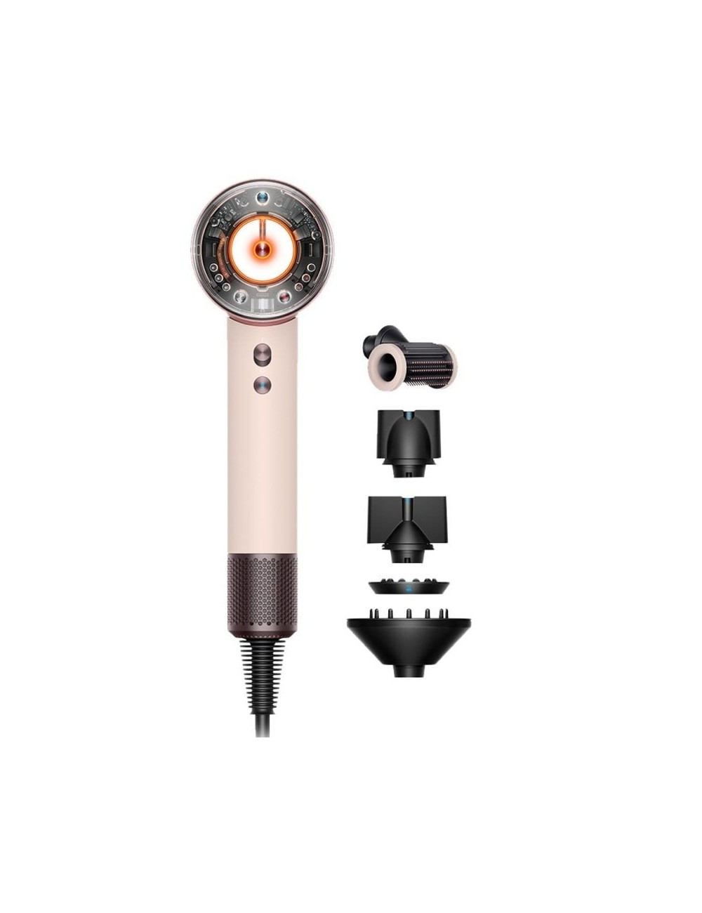Secador Dyson Supersonic Nural/ 1600W/ Iónico/ Rosa Ceramico y Oro Rosa