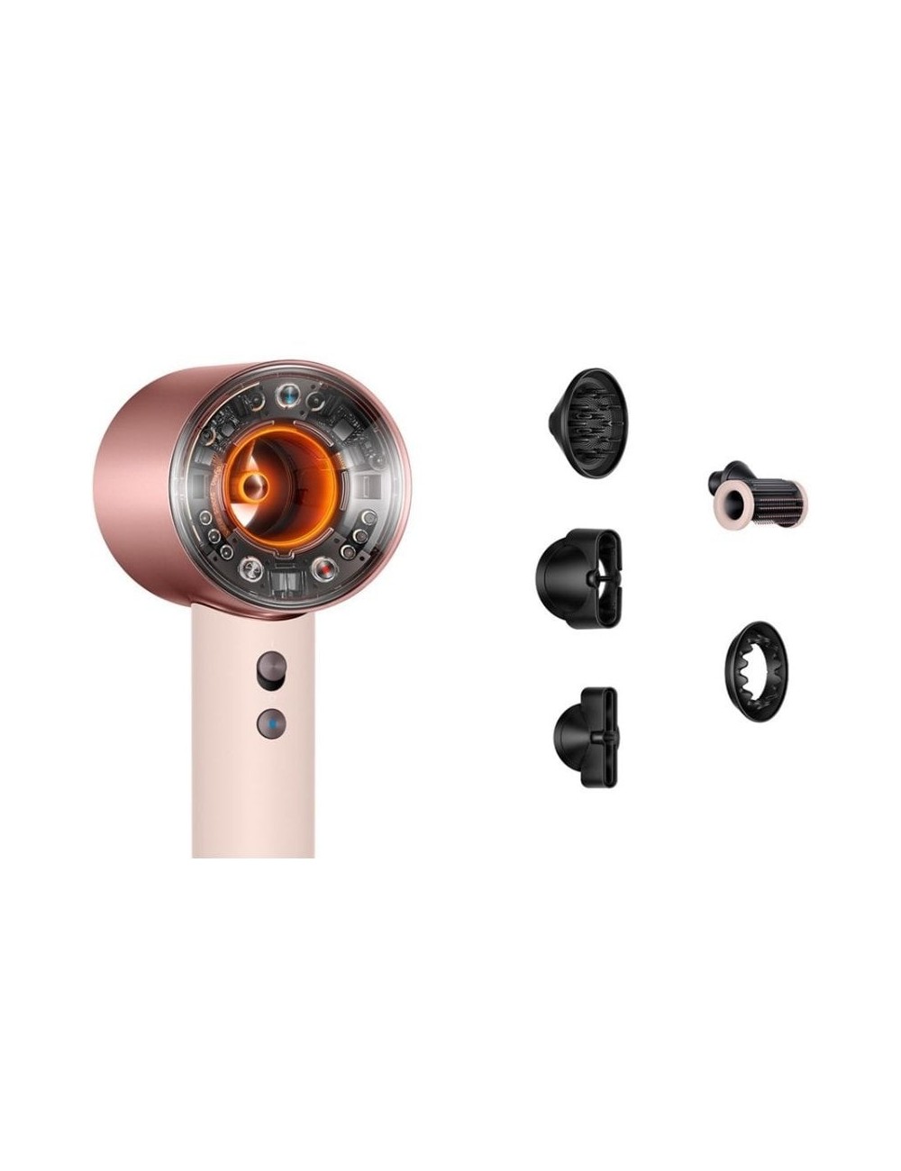 Secador Dyson Supersonic Nural/ 1600W/ Iónico/ Rosa Ceramico y Oro Rosa