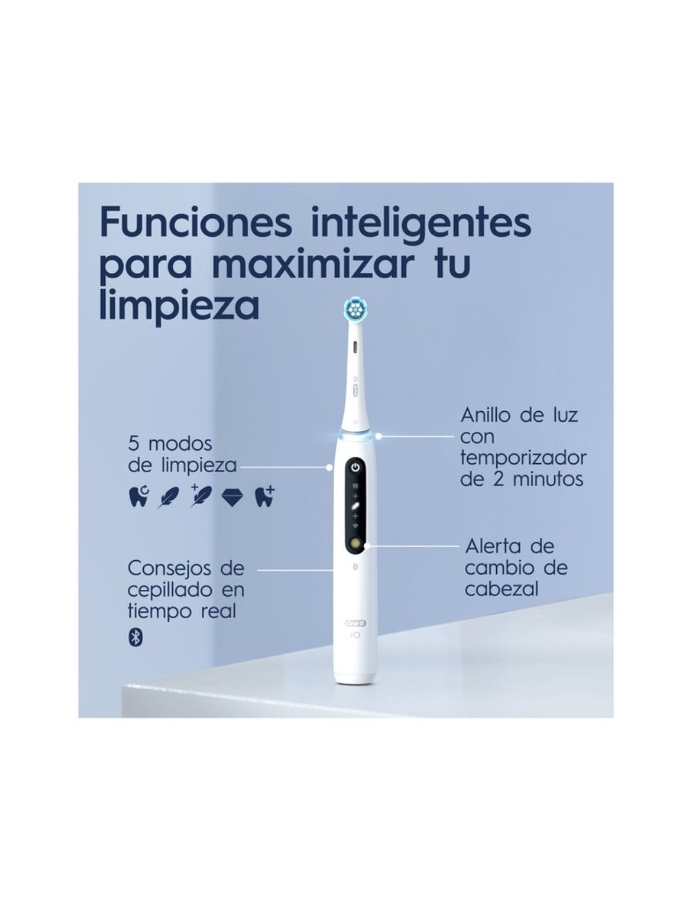 Cepillo Dental Oral-B iO Serie 5S/ Blanco