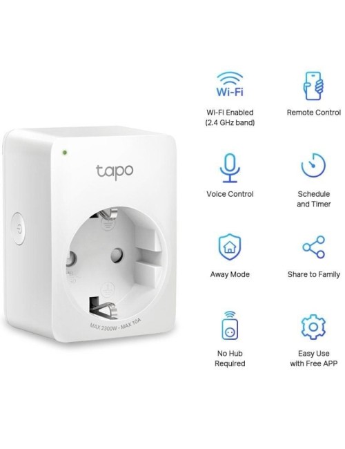 Enchufe WiFi Inteligente TP-Link Tapo P100