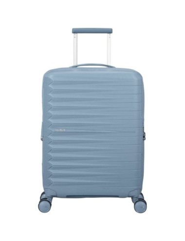 Maleta de Cabina American Tourister FastForward Spinner Expansible 55cm/ 55x40x23cm/ 4 Ruedas/ Azul