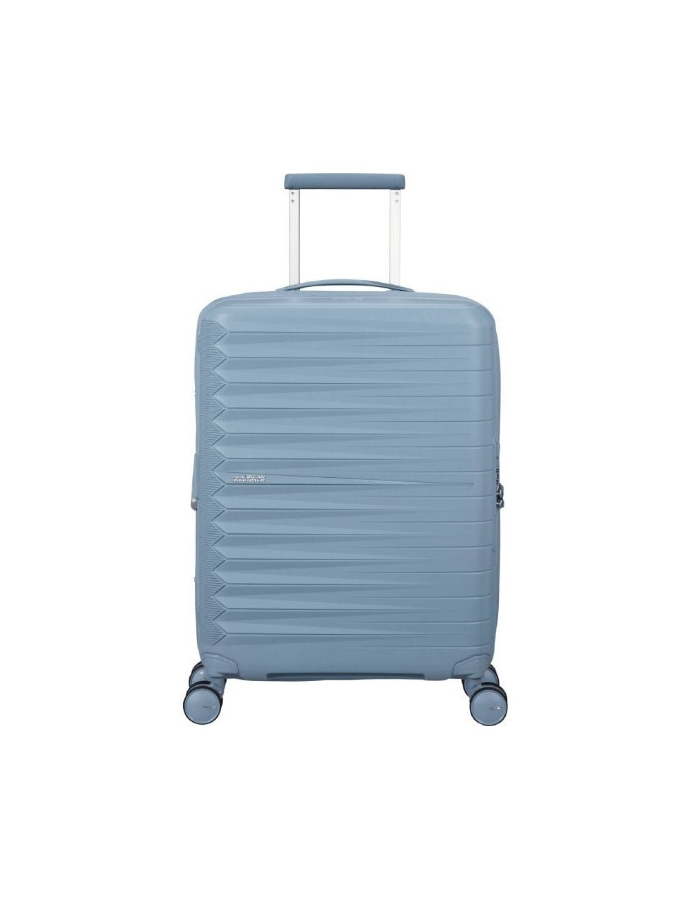 Maleta de Cabina American Tourister FastForward Spinner Expansible 55cm/ 55x40x23cm/ 4 Ruedas/ Azul