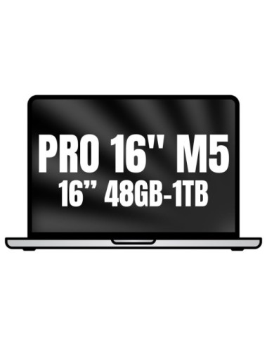 Apple Macbook Pro 16'/ M5 Pro 18-Core CPU/ 48GB/ 1TB SSD/ 20-Core GPU/ Plata