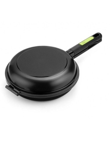Sartén Dupla para Tortillas Bra Prior A121467/ Ø26cm/ Aluminio fundido/ Apta para Inducción