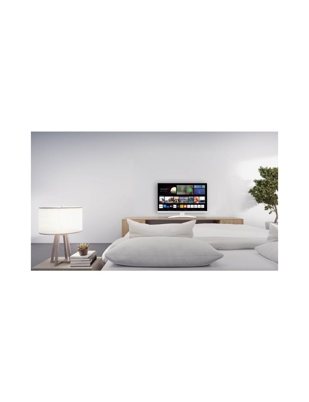 Monitor/Televisor LG 27TQ615S-WZ 27'/ Full HD/ Multimedia/ Smart TV/ Blanco