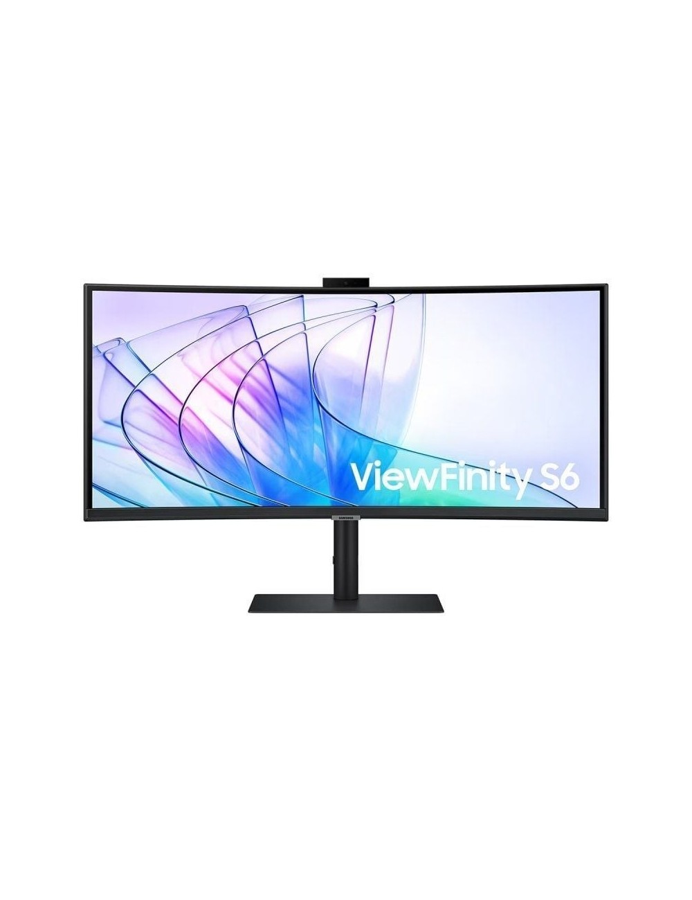 Monitor Profesional Ultrapanorámico Curvo Samsung ViewFinity S6 S34C652VAU 34'/ UWQHD/ Webcam/ Multimedia/ Regulable en Altura/ 