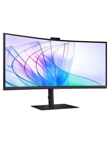Monitor Profesional Ultrapanorámico Curvo Samsung ViewFinity S6 S34C652VAU 34'/ UWQHD/ Webcam/ Multimedia/ Regulable en Altura/ 