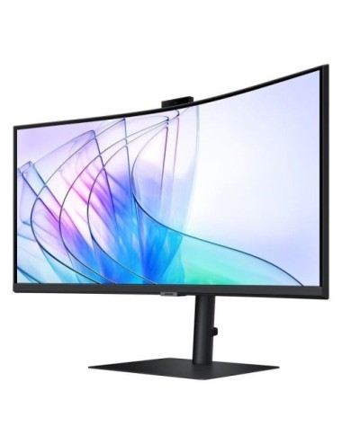 Monitor Profesional Ultrapanorámico Curvo Samsung ViewFinity S6 S34C652VAU 34'/ UWQHD/ Webcam/ Multimedia/ Regulable en Altura/ 
