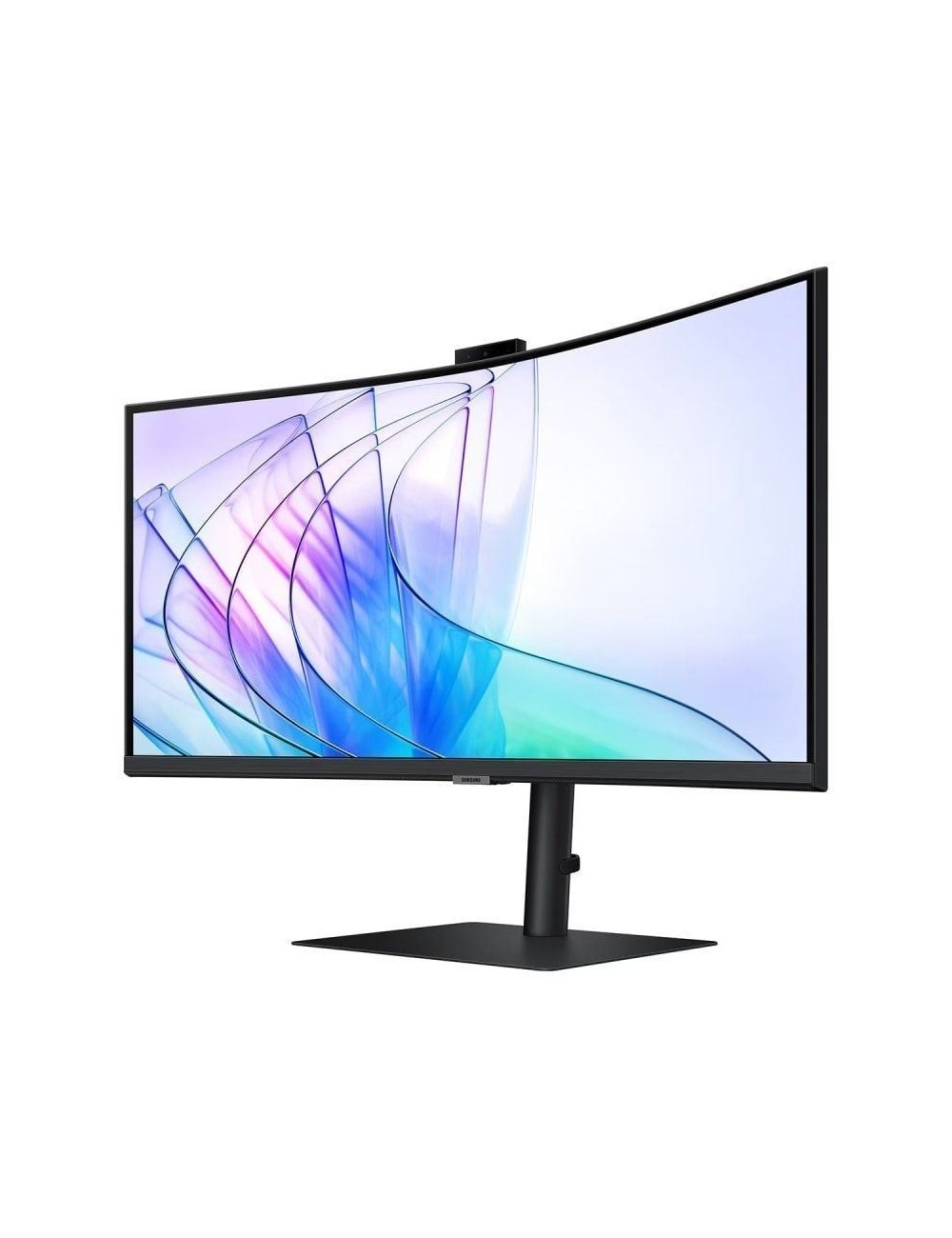 Monitor Profesional Ultrapanorámico Curvo Samsung ViewFinity S6 S34C652VAU 34'/ UWQHD/ Webcam/ Multimedia/ Regulable en Altura/ 