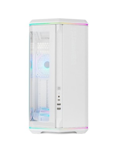 Caja Gaming Semitorre Nox Hummer Anvil/ Blanca