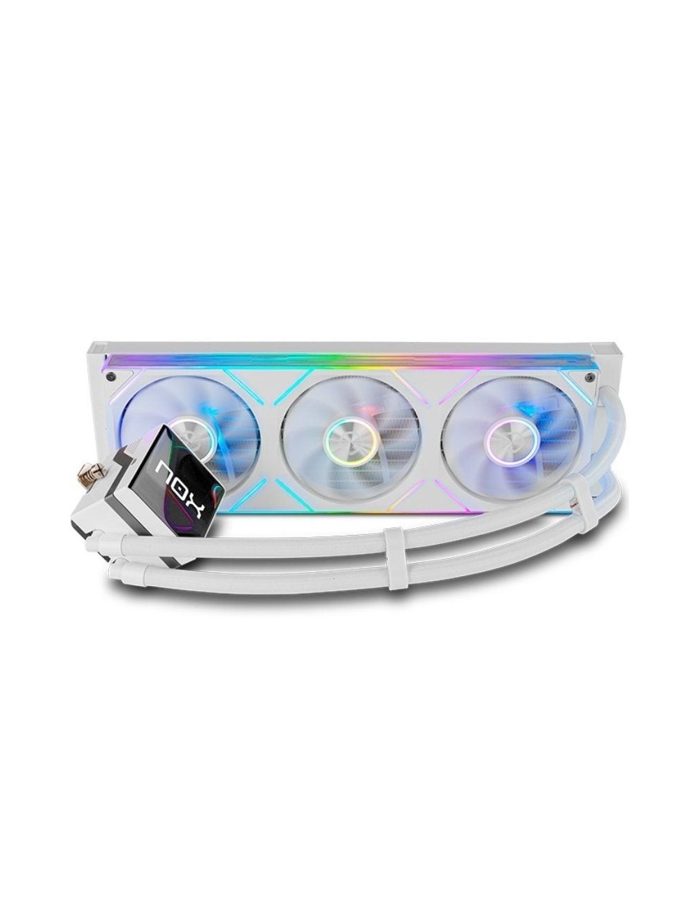 Sistema de Refrigeración Líquida Nox M-360 LCD/ Blanco