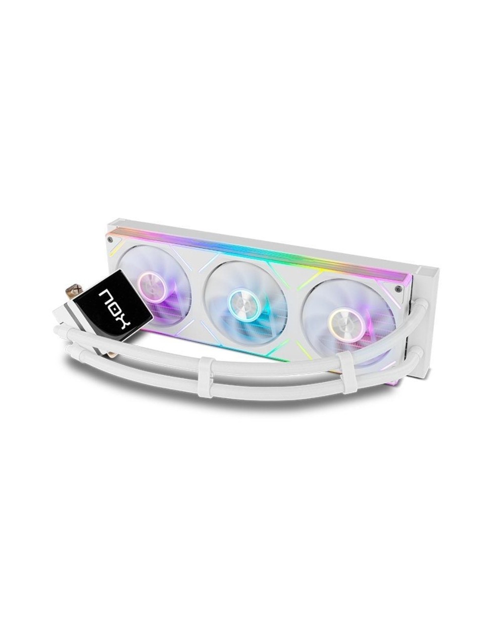 Sistema de Refrigeración Líquida Nox M-360 LCD/ Blanco