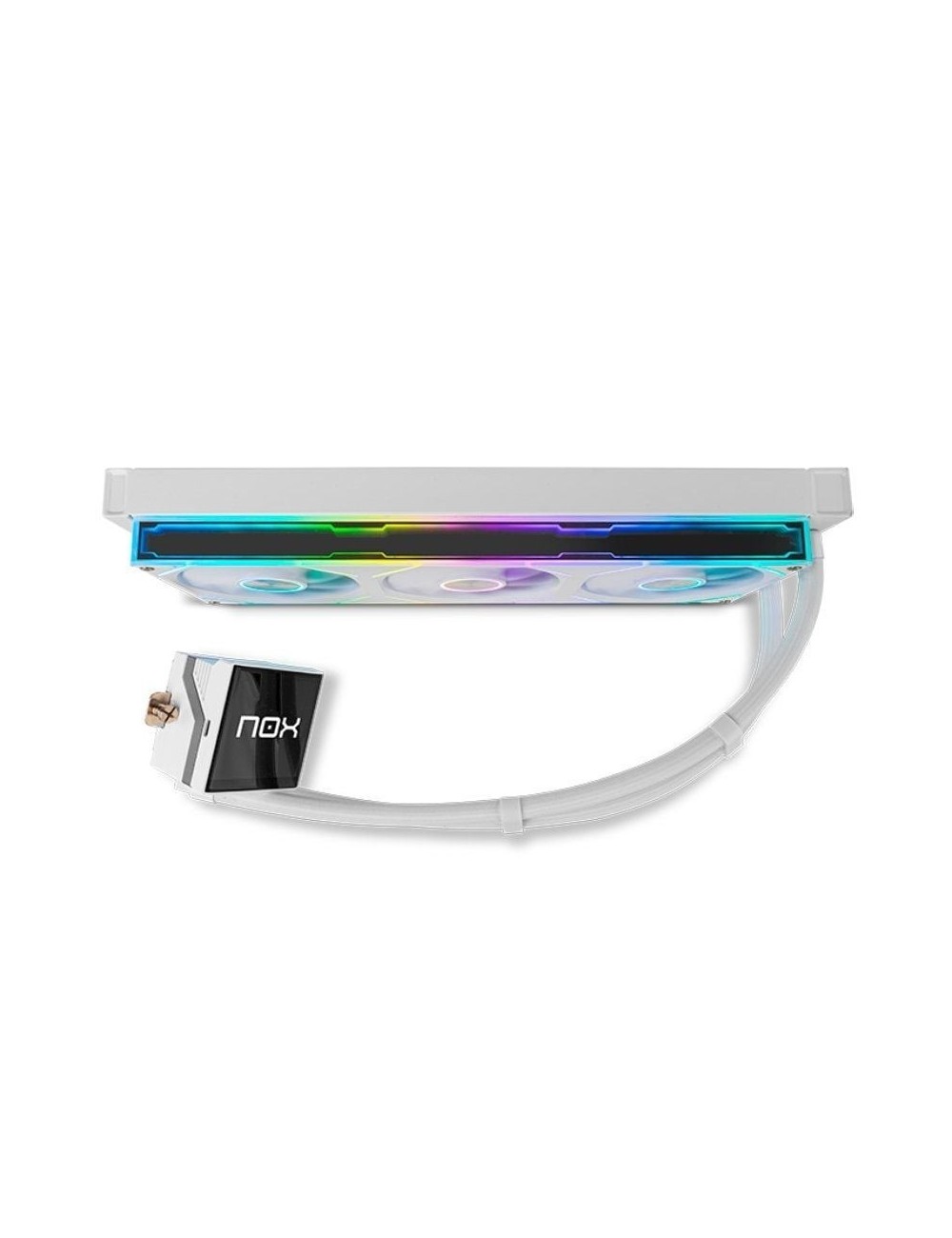 Sistema de Refrigeración Líquida Nox M-360 LCD/ Blanco
