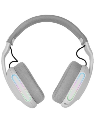 Auriculares Gaming Inalámbricos con Micrófono Mars Gaming MHWPRO/ Jack 3.5/ Bluetooth/ Blancos