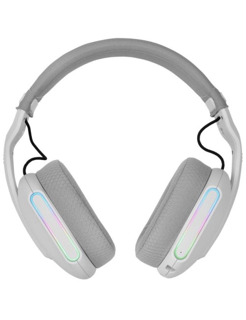 Auriculares Gaming Inalámbricos con Micrófono Mars Gaming MHWPRO/ Jack 3.5/ Bluetooth/ Blancos