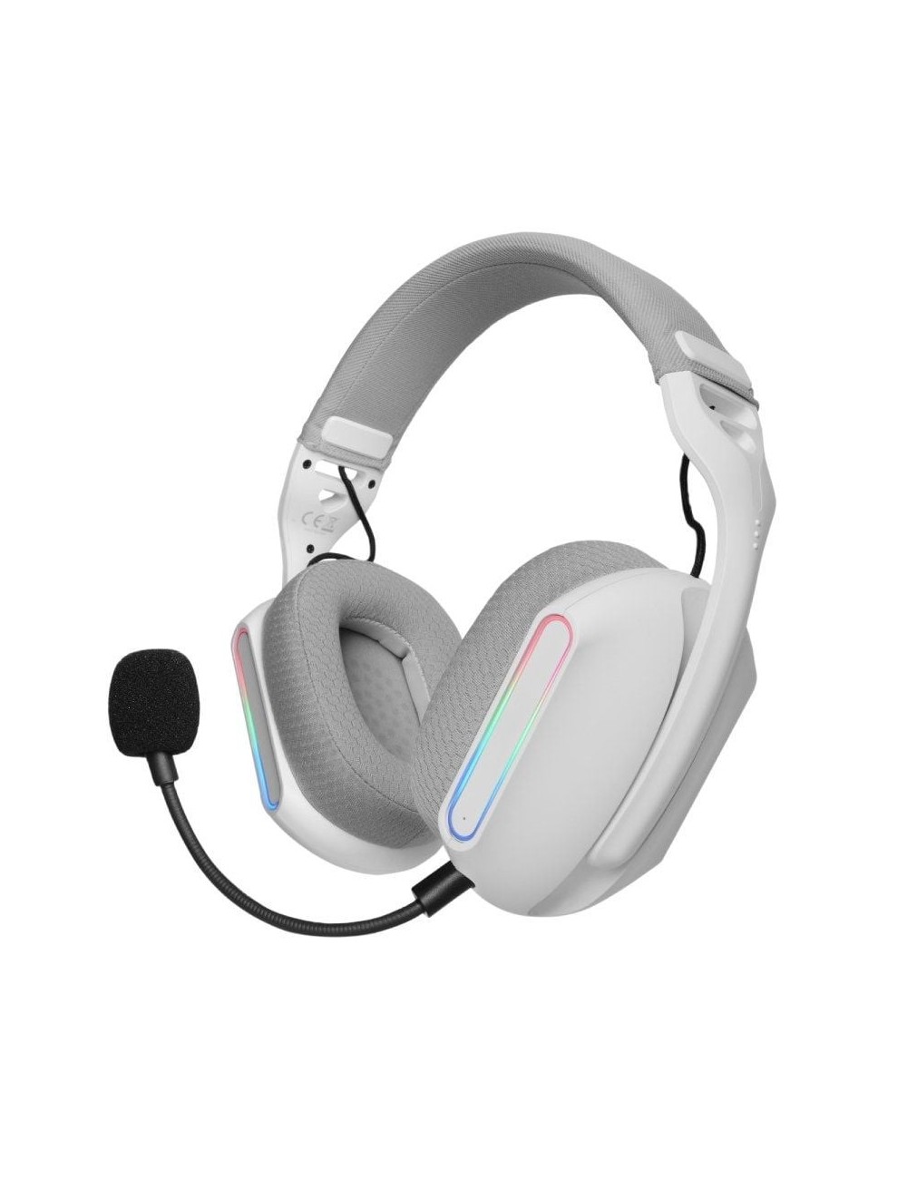 Auriculares Gaming Inalámbricos con Micrófono Mars Gaming MHWPRO/ Jack 3.5/ Bluetooth/ Blancos