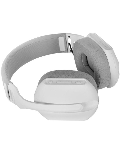 Auriculares Gaming Inalámbricos con Micrófono Mars Gaming MHWPRO/ Jack 3.5/ Bluetooth/ Blancos