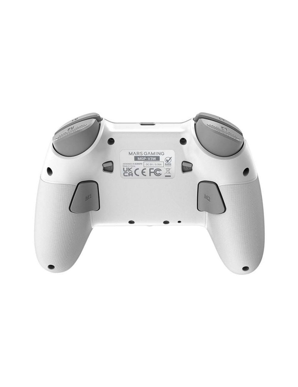 Gamepad Mars Gaming MGP-V3 Inalámbrico/ Blanco
