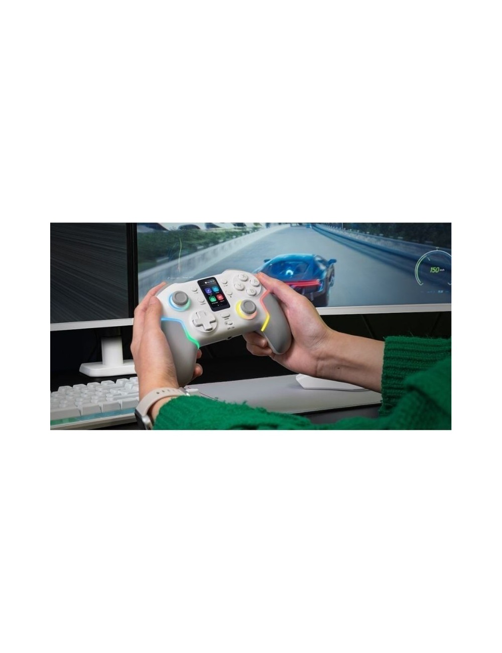 Gamepad Mars Gaming MGP-V3 Inalámbrico/ Blanco