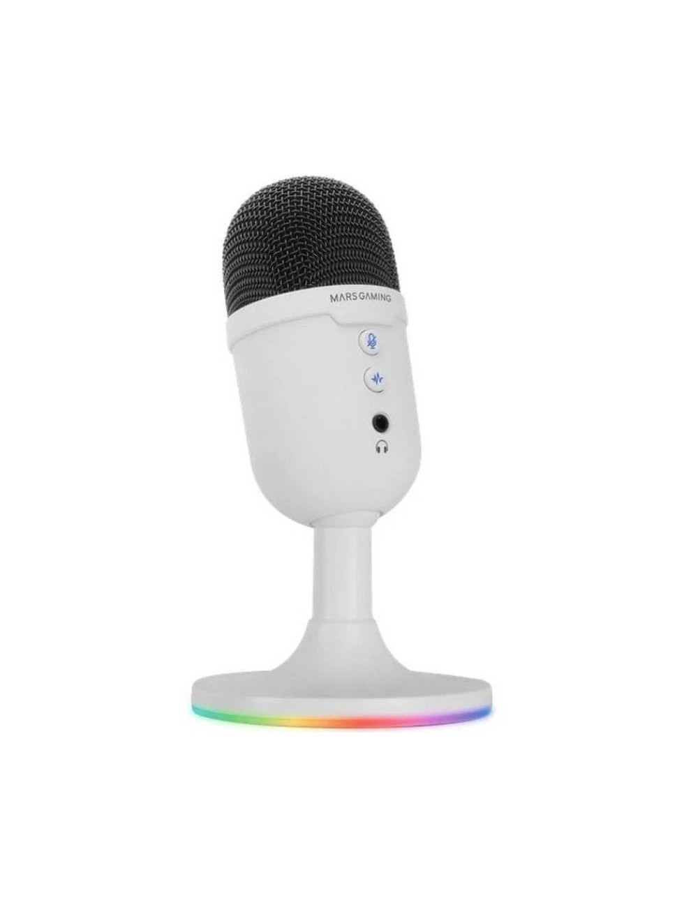 Micrófono Mars Gaming MMIC-CX/ USB 2.0/ Blanco