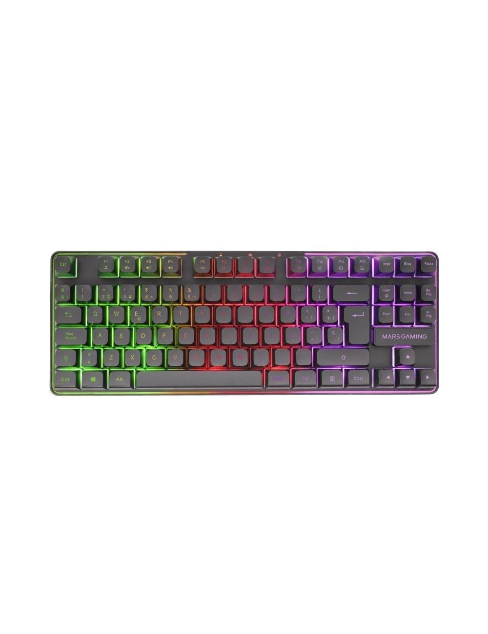 Pack Gaming Mars Gaming MCPWTKL/ Teclado Inalámbrico + Ratón Inalámbrico + Alfombrilla