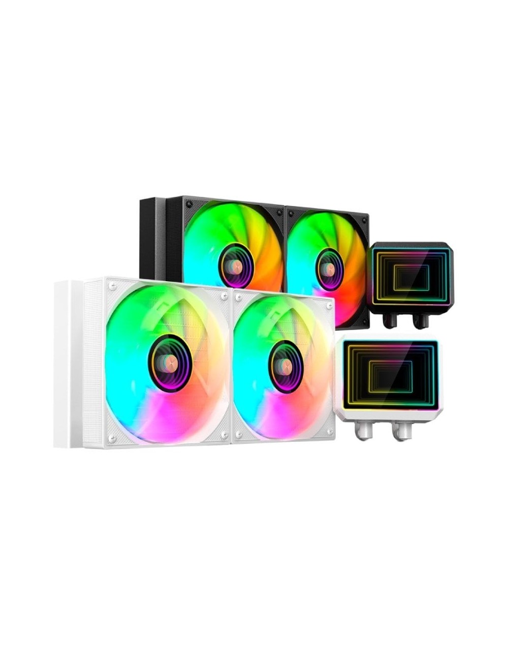Sistema de Refrigeración Líquida Mars Gaming ML-TWO240/ Blanco