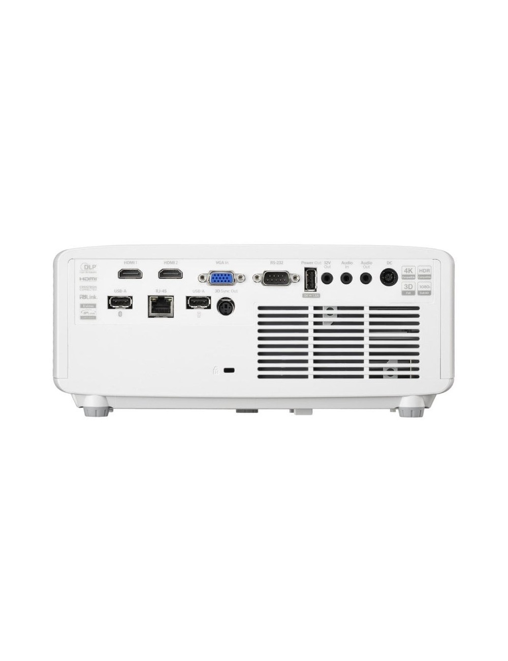 Proyector Láser Optoma ZH451/ 4600 Lúmenes/ Full HD/ HDMI-VGA-RS232/ Blanco
