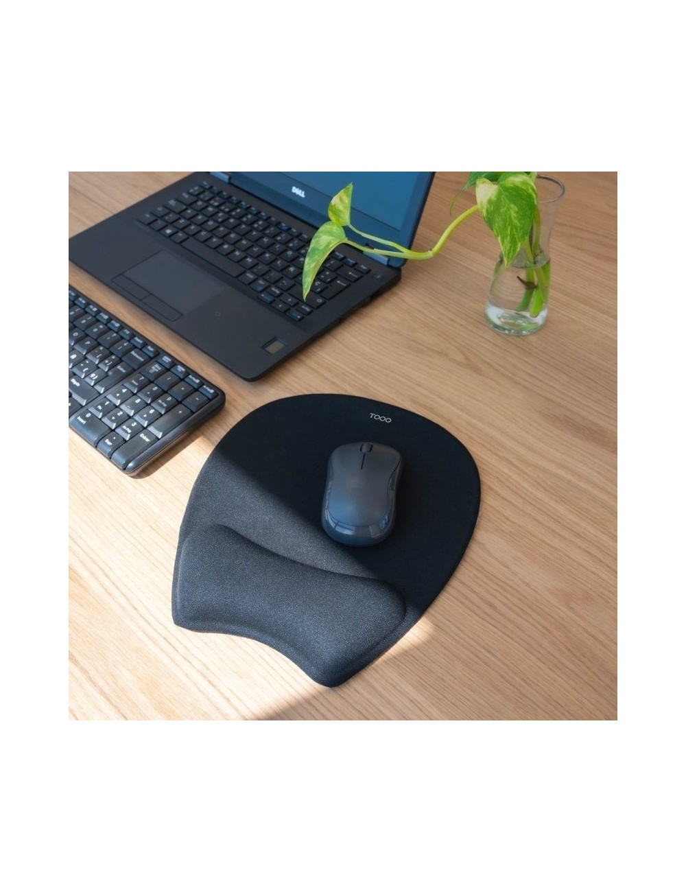 Alfombrilla Ergonómica TooQ TQMP1002-B/ 250 x 225 x 24mm