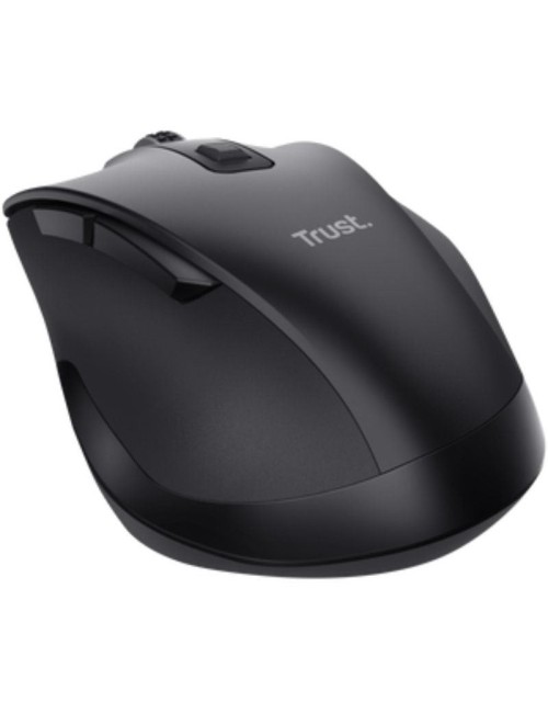 Ratón Ergonómico Inalámbrico Trust Fyda Multidispositivo/ Batería recargable/ Hasta 2400 DPI