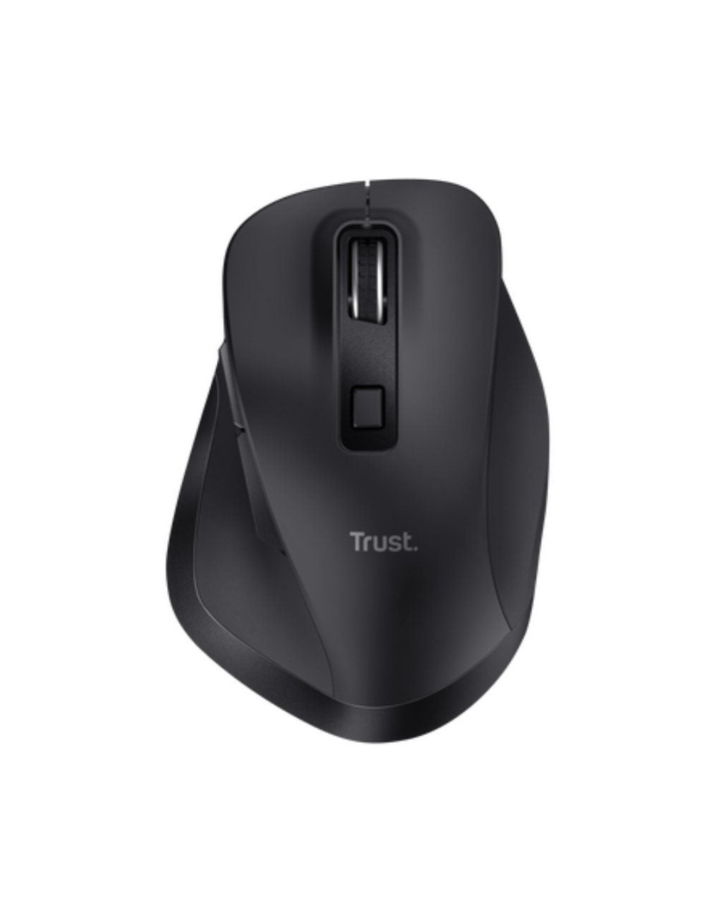 Ratón Ergonómico Inalámbrico Trust Fyda Multidispositivo/ Batería recargable/ Hasta 2400 DPI