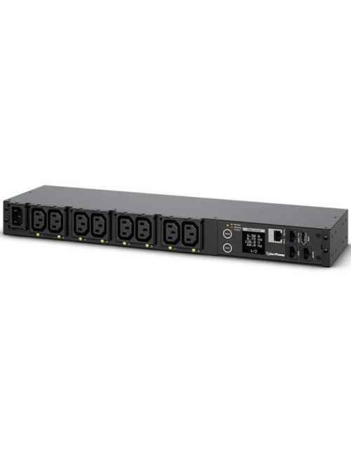 Unidad de Distribución para Alimentación Cyberpower PDU41004/ 16A/ 8x IEC C13/ Formato RACK 1U