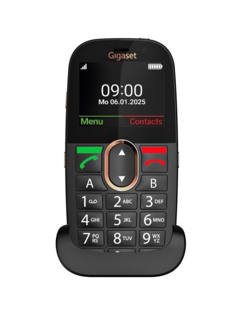 Teléfono Móvil Gigaset GL695 para Personas Mayores/ 4G/ Negro