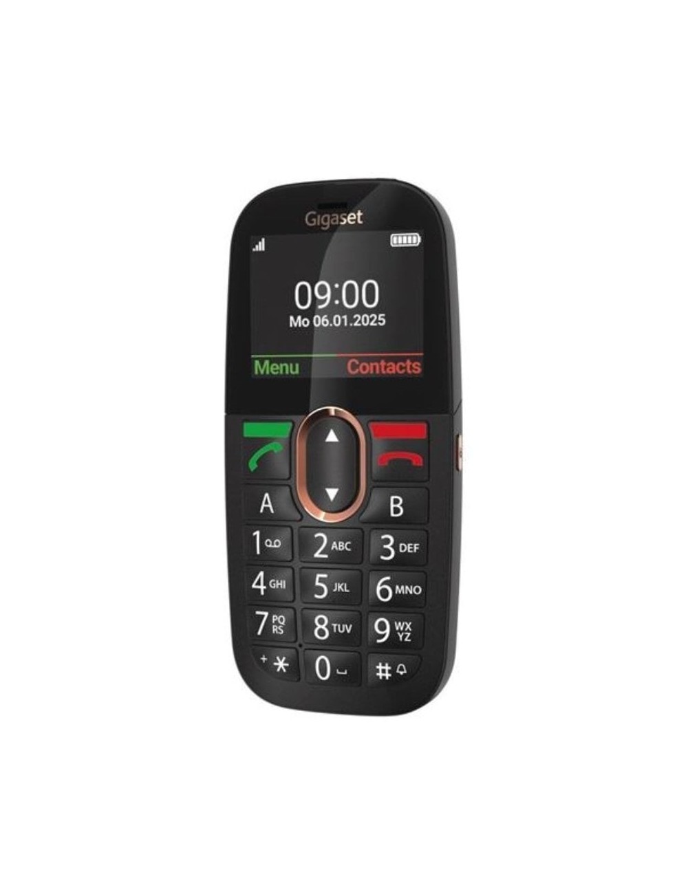 Teléfono Móvil Gigaset GL695 para Personas Mayores/ 4G/ Negro