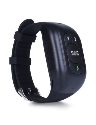 Pulsera Smartband Leotec Senior Smart Band 4G/ Negra