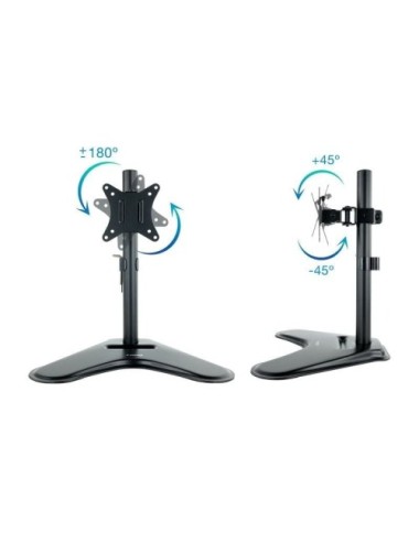Soporte de Mesa Orientable/ Inclinable Tooq DB1701TN-B para TV y Portátil de 17-32'