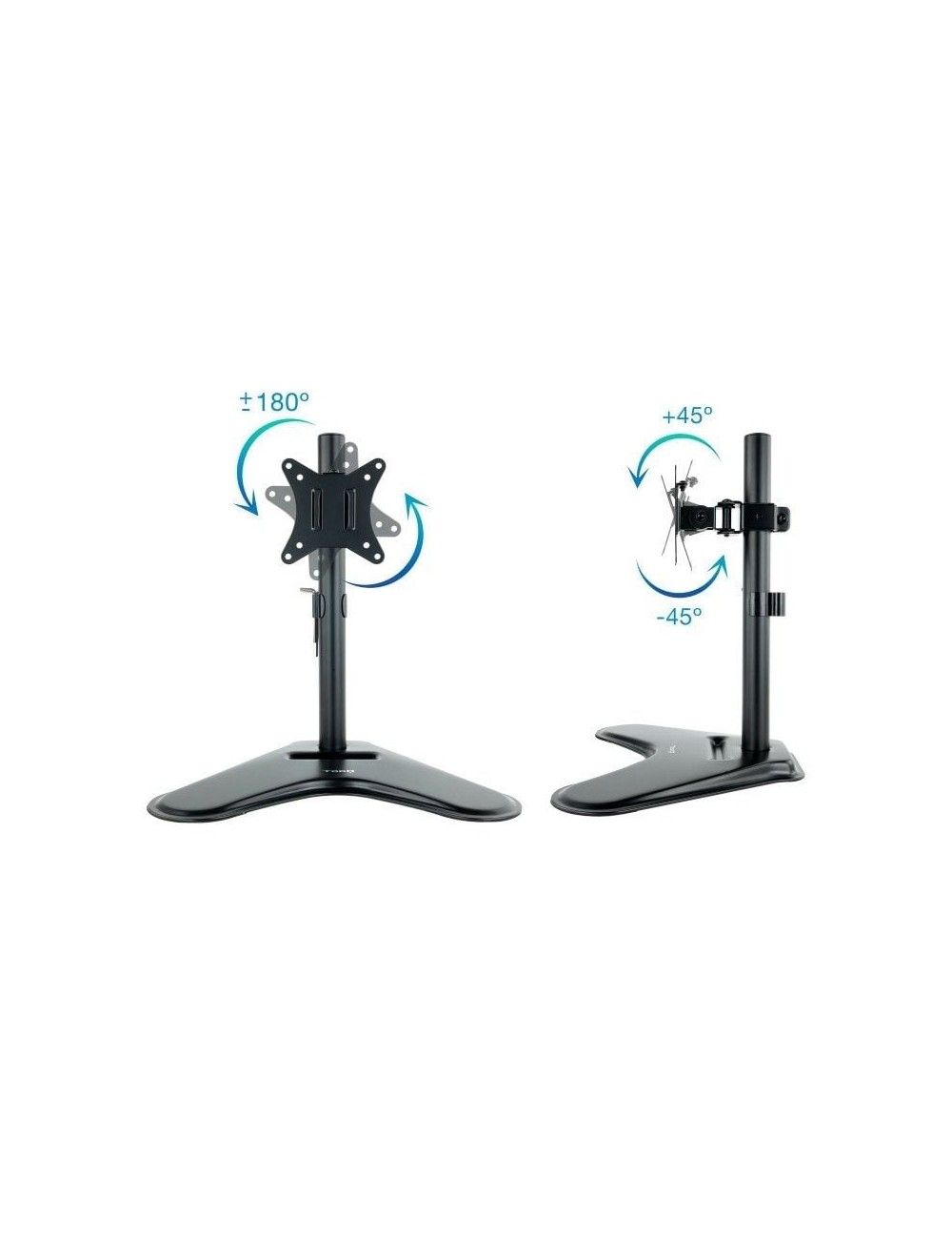 Soporte de Mesa Orientable/ Inclinable Tooq DB1701TN-B para TV y Portátil de 17-32'