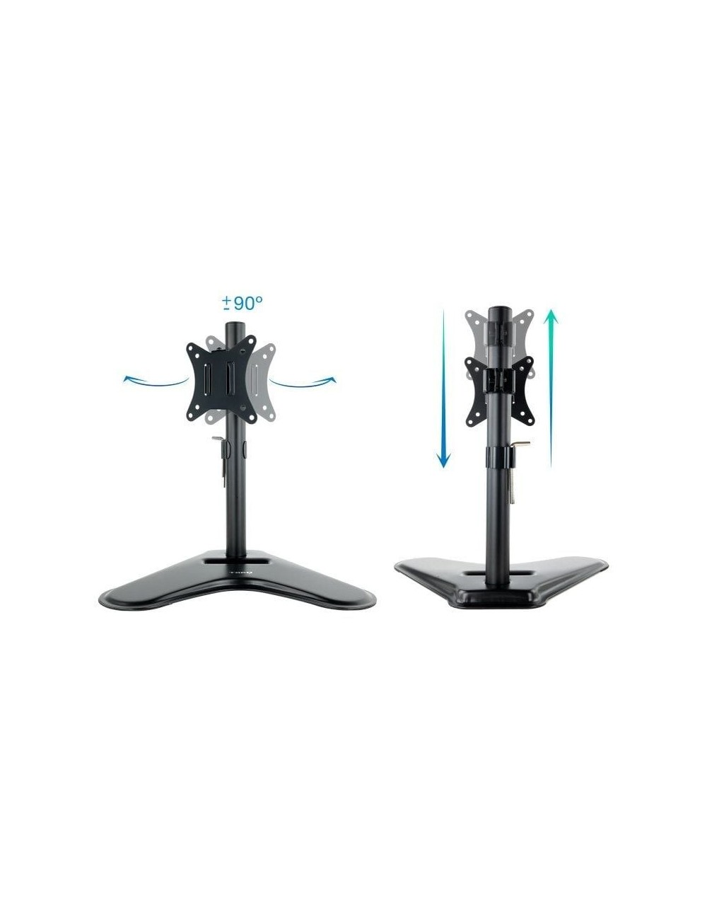 Soporte de Mesa Orientable/ Inclinable Tooq DB1701TN-B para TV y Portátil de 17-32'