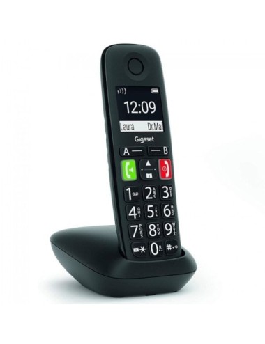 Teléfono Inalámbrico Gigaset E290/ Pack DUO/ Negro
